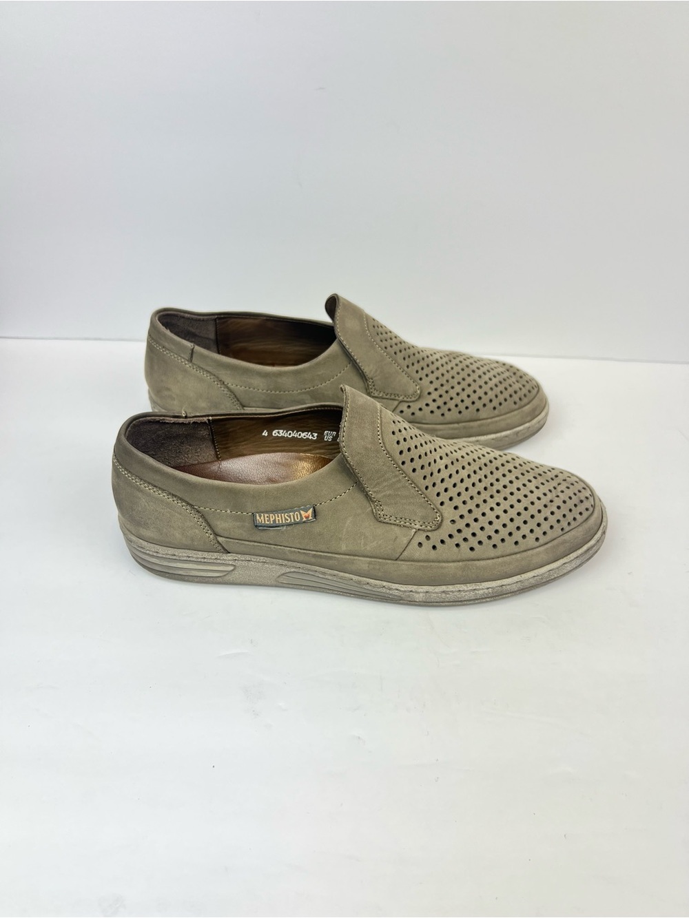 Mephisto Loafers Men’s Size 8.5 Leather Dress Shoes Rare Healthy Walking